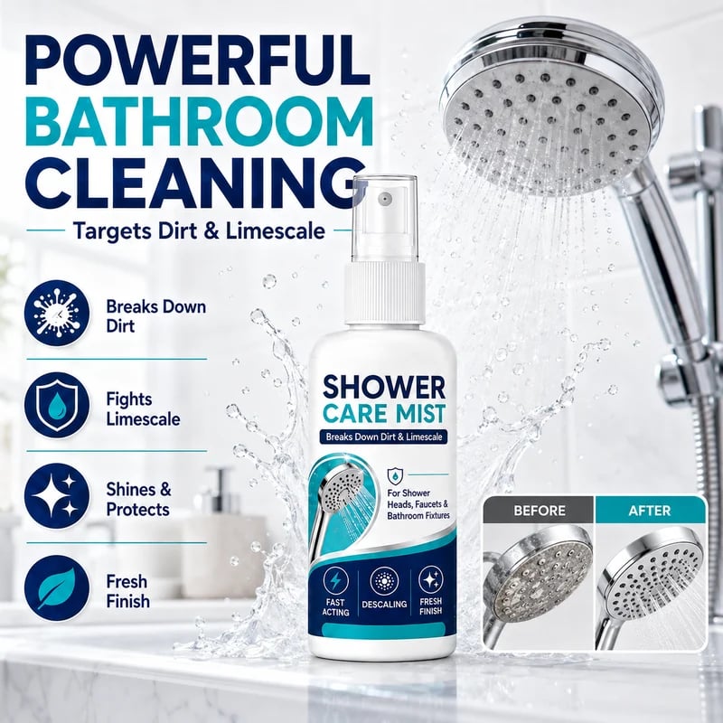 💪💥Buy 2 Get 1 Free💕Fast-Acting Shower Limescale Remover Spray